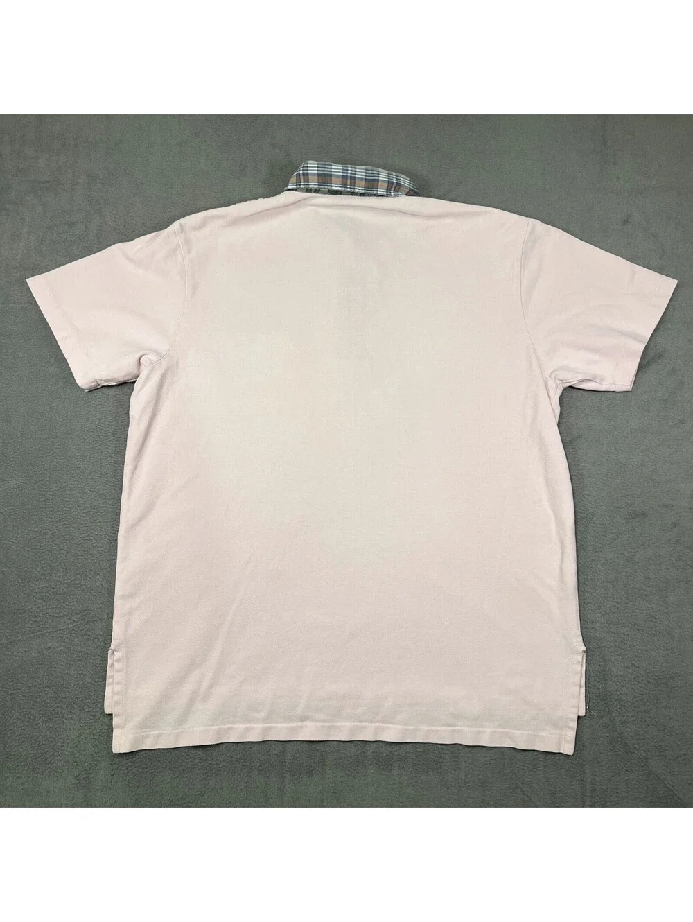 Vintage Polo Ralph Lauren Shirt Light Pink Mens Large Polo Short Sleeve Preppy